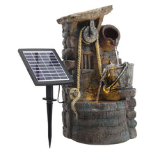 Load image into Gallery viewer, Outdoor Creative Statue Water Fountain Decor Solar Powered