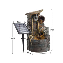 Load image into Gallery viewer, Outdoor Creative Statue Water Fountain Decor Solar Powered