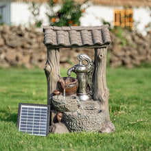 Load image into Gallery viewer, Outdoor Creative Water Fountain Rockery Decor Solar Powered