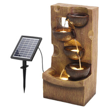 Load image into Gallery viewer, Water Fountain Rockery Decor Solar Powered Outdoor