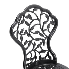 Load image into Gallery viewer, 3pcs Bistro Set Cast Aluminum Outdoor Patio Table with 2 Chairs