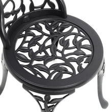 Load image into Gallery viewer, 3pcs Bistro Set Cast Aluminum Outdoor Patio Table with 2 Chairs