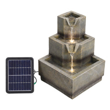 Load image into Gallery viewer, Multi-Tier Modern Garden Fountain with LED Lights, AI0960