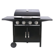 Load image into Gallery viewer, 4-Burner Outdoor BBQ Propane Gas Grill with Wheels, AI0967
