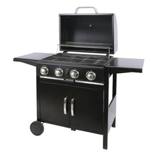 Load image into Gallery viewer, 4-Burner Outdoor BBQ Propane Gas Grill with Wheels, AI0967