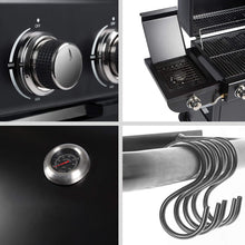 Load image into Gallery viewer, 5-Burner Outdoor Gas Burner with Side Burner Gas Gill, AI0969