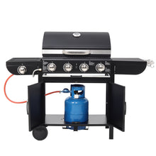 Load image into Gallery viewer, 5-Burner Outdoor Gas Burner with Side Burner Gas Gill, AI0969