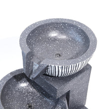 Load image into Gallery viewer, Outdoor Water Fountain Rockery Decoration 3 Tier Bowls Solar Powered, AI0983