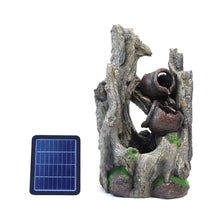 Load image into Gallery viewer, Outdoor Water Fountain Rockery Decoration Solar Powered