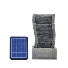 Load image into Gallery viewer, Water Feature Decor Fountain Rockery Solar Powered Garden Outdoor