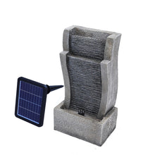 Load image into Gallery viewer, Water Feature Decor Fountain Rockery Solar Powered Garden Outdoor
