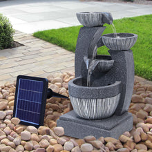 Load image into Gallery viewer, Water Fountain Rockery Decoration Solar Powered Outdoor