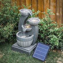 Load image into Gallery viewer, Water Fountain Rockery Decoration Solar Powered Outdoor