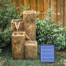 Load image into Gallery viewer, Freestanding Garden Falls Fountain Rockery Decor Solar Powered