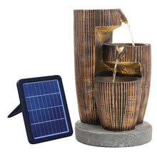 Load image into Gallery viewer, Outdoor Creative Water Fountain Rockery Decor Solar Powered
