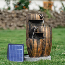 Load image into Gallery viewer, Outdoor Creative Water Fountain Rockery Decor Solar Powered