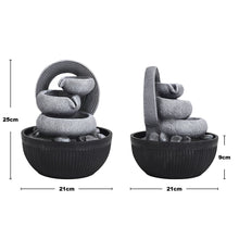 Load image into Gallery viewer, Livingandhome Garden Fountain Resin Water Feature with LED Light, AI1061