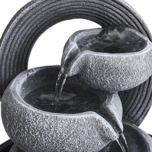 Load image into Gallery viewer, Livingandhome Garden Fountain Resin Water Feature with LED Light, AI1061