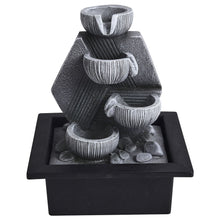 Load image into Gallery viewer, Livingandhome Garden Resin Fountain Water Feature LED Light, AI1062