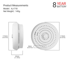 Load image into Gallery viewer, Safe Tech Standalone Heat Detector with Alarm - White