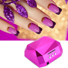 Load image into Gallery viewer, Diamond shaped UV LED Nail Lamp Uv LED gel nail polish art tool