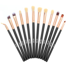 Load image into Gallery viewer, 12pcs Eye Brushes Set Makeup Brush Kit with pouch
