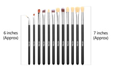 Load image into Gallery viewer, 12pcs Eye Brushes Set Makeup Brush Kit with pouch