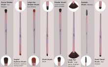 Load image into Gallery viewer, 16 Pcs Coffe Gold Professional Makeup Brush Set Premium Synthetic Brush Kit For Foundation Blending Blush Concealer Eye Face Liquid Lip With Exquisite Plastic transparent Box