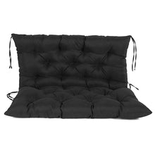 Load image into Gallery viewer, Outdoor Garden Cushion Seat Bench Swing Chair Replacement Pad w/ Backrest