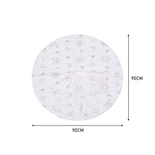 Load image into Gallery viewer, Christmas Tree Large Snow Plush Skirt Base Floor Mat Cover Faux Fur Decor Xmas