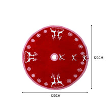 Load image into Gallery viewer, Christmas Tree Large Snow Plush Skirt Base Floor Mat Cover Faux Fur Decor Xmas