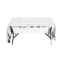 Load image into Gallery viewer, 1 Pcs Waterproof Aluminum Foil Tablecloth Metallic Plastic Tablecover
