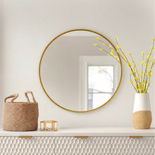 Load image into Gallery viewer, Modern Slim Frame Round Mirror