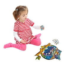 Load image into Gallery viewer, Puzzle Blocks Irregular Shape Puzzle High Difficulty Animal Head Puzzle Adult Children Puzzle Board Gift