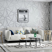 Load image into Gallery viewer, Geometric Striped Non-woven Wallpaper Roll