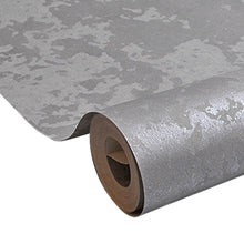 Load image into Gallery viewer, Metallic Grey Shimmer Wallpaper Roll