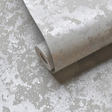 Load image into Gallery viewer, Metallic Grey Shimmer Wallpaper Roll