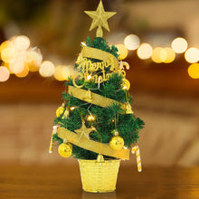Load image into Gallery viewer, Livingandhome Mini Artificial Pine Tree with Christmas Ornaments Xmas Desktop Decoration, CD0380