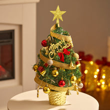 Load image into Gallery viewer, Livingandhome Mini Artificial Pine Tree with Christmas Ornaments Xmas Desktop Decoration, CD0380