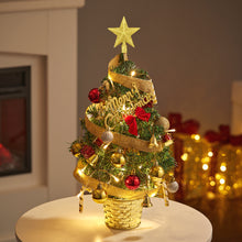 Load image into Gallery viewer, Livingandhome Mini Artificial Pine Tree with Christmas Ornaments Xmas Desktop Decoration, CD0380