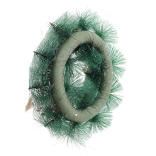 Load image into Gallery viewer, Livingandhome 32cm Snow Flocked Christmas Artificial Wreath with Classical Xmas Ornaments, CD0381