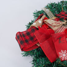 Load image into Gallery viewer, Livingandhome Santa Claus Christmas Wreath for Front Door Window Fireplace, CD0478