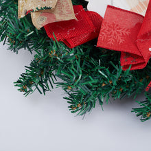 Load image into Gallery viewer, Livingandhome Santa Claus Christmas Wreath for Front Door Window Fireplace, CD0478