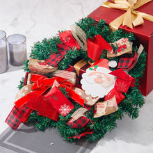 Load image into Gallery viewer, Livingandhome Santa Claus Christmas Wreath for Front Door Window Fireplace, CD0478