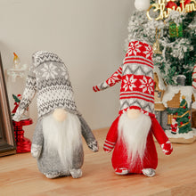 Load image into Gallery viewer, Livingandhome Christmas Santa Gnome Plush Doll Ornament Elf Decor, CD0506