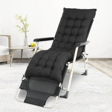 Load image into Gallery viewer, Sun Lounger Cushion Pad Garden In/Outdoor Recliner Chair Seat Pads