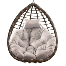 Load image into Gallery viewer, Creative Thicken Hanging Basket Chair Cushion Egg Chair Cushion Hammock Mats with Pillow