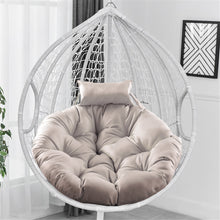 Load image into Gallery viewer, Creative Thicken Hanging Basket Chair Cushion Egg Chair Cushion Hammock Mats with Pillow