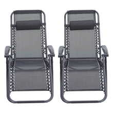 Load image into Gallery viewer, Garden Reclining Folding Sun Lounger Chair
