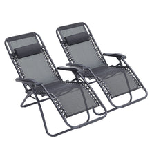 Load image into Gallery viewer, Garden Reclining Folding Sun Lounger Chair